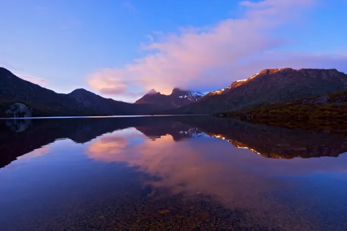 Framed Print : Cradle mountain sunrise