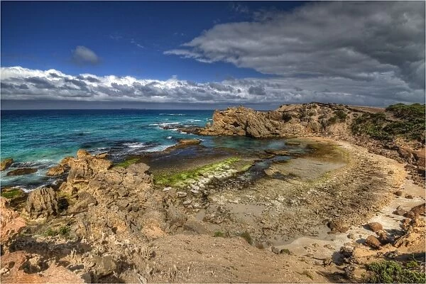 The Crags, an unusual coastal area near Port Fairy, Victoria, Australia