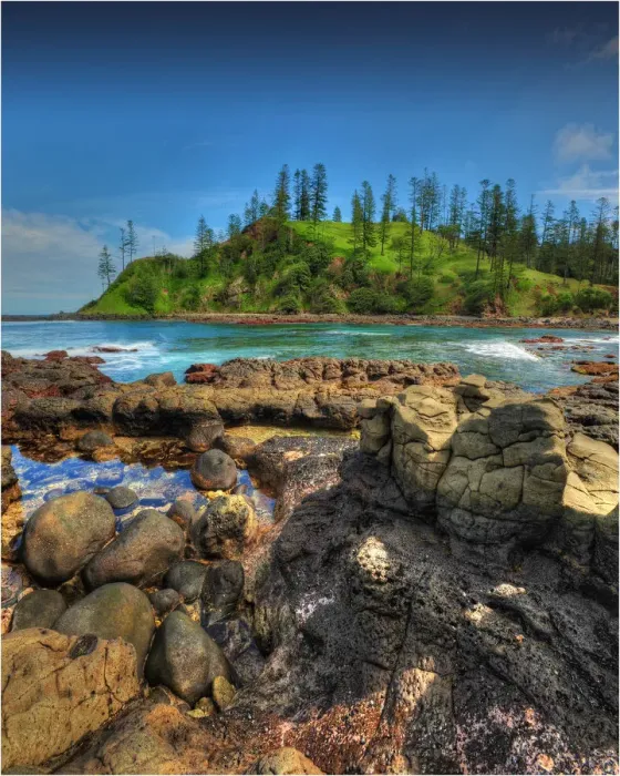 Framed Print : Cresswell Bay Norfolk Island Framed Print : Cresswell Bay Norfolk Island
