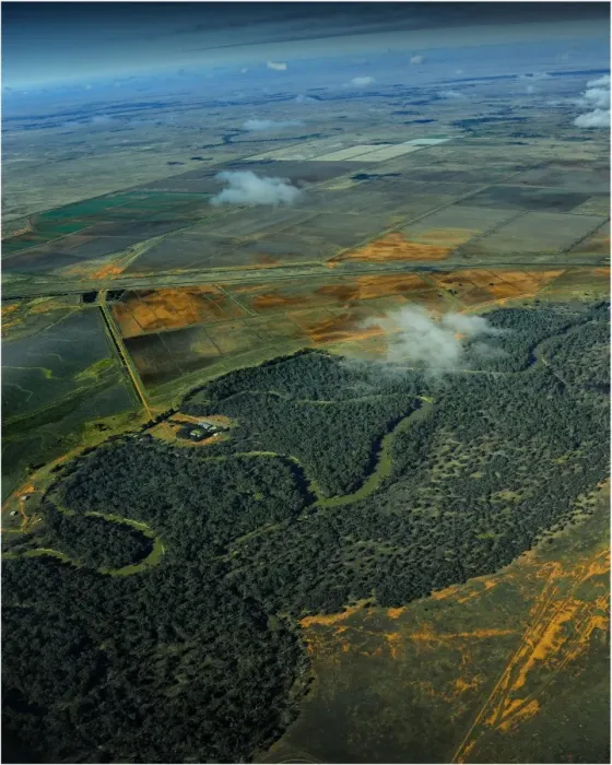 Framed Print : Cropland, central New South Wales, Australia