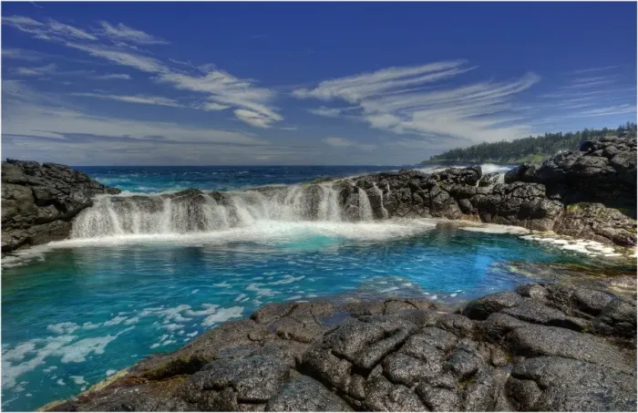 Framed Print : The crystal pool