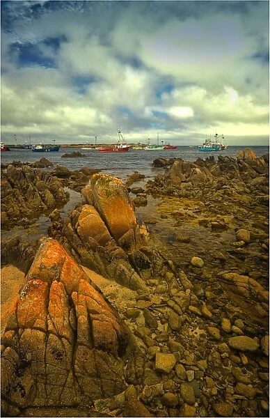 Currie harbour view, King Island, Bass Strait, Tasmania