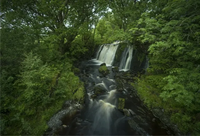 Framed Print : Dalmally falls
