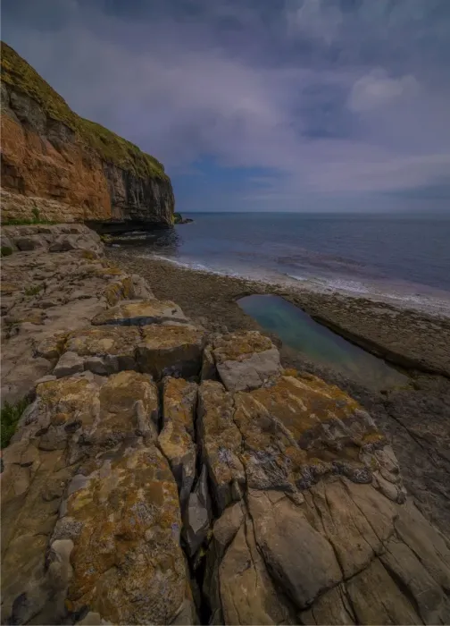 Framed Print : Dancing ledge