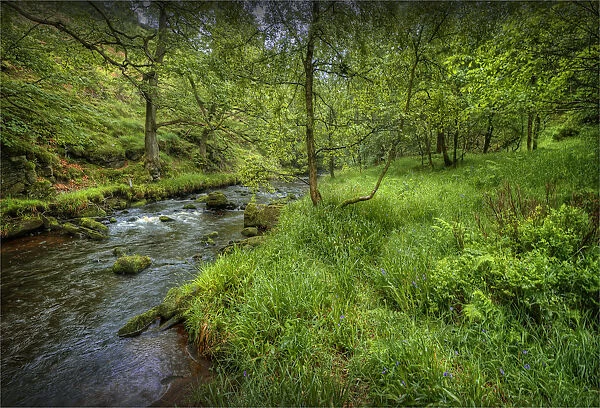 Dane river Staffordshire, England