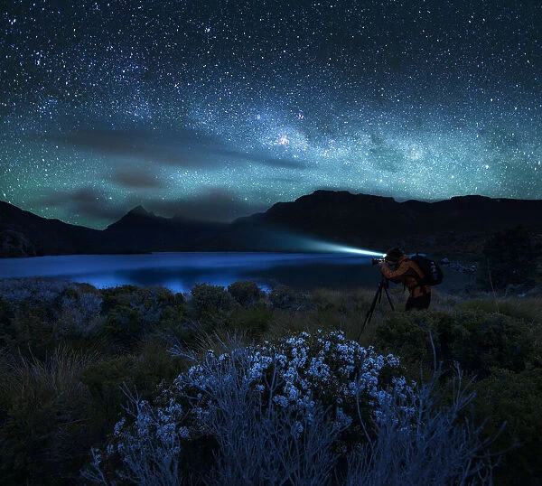 Alone in the Dark at Cradle Mountain, Tasmania, Australia
