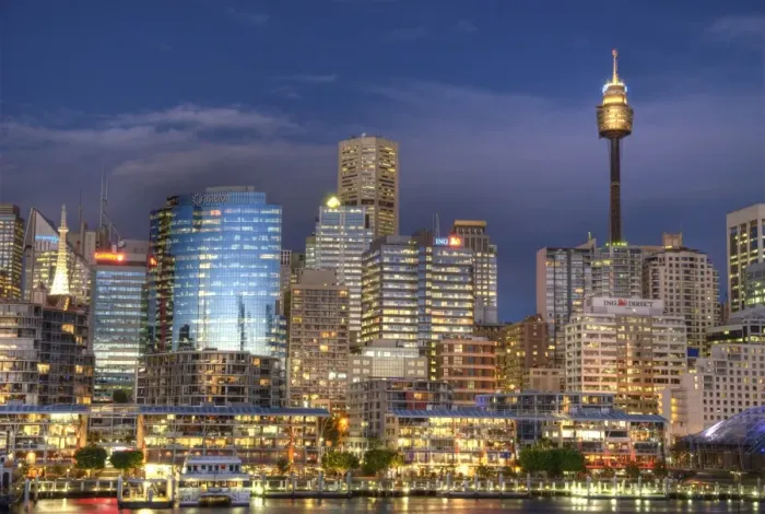 Framed Print : Darling harbour