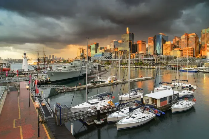 Framed Print : Darling Harbour, Sydney Framed Print : Darling Harbour, Sydney