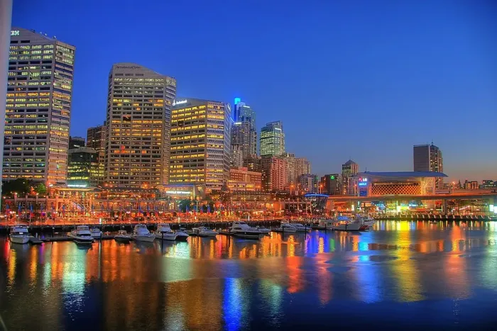 Framed Print : Darling harbour, Sydney Framed Print : Darling harbour, Sydney