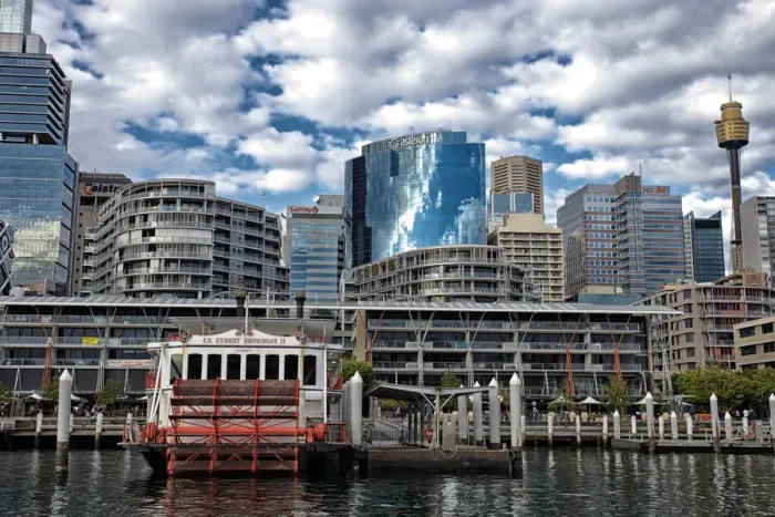 Framed Print : Darling Waterfront