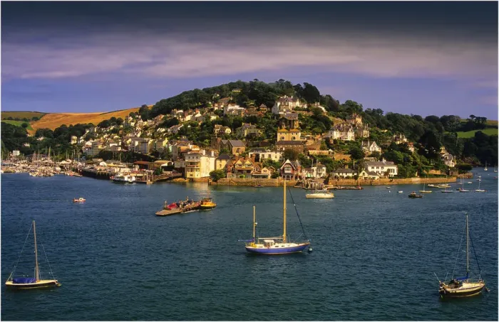 Framed Print : Dartmouth Harbour Devon, England