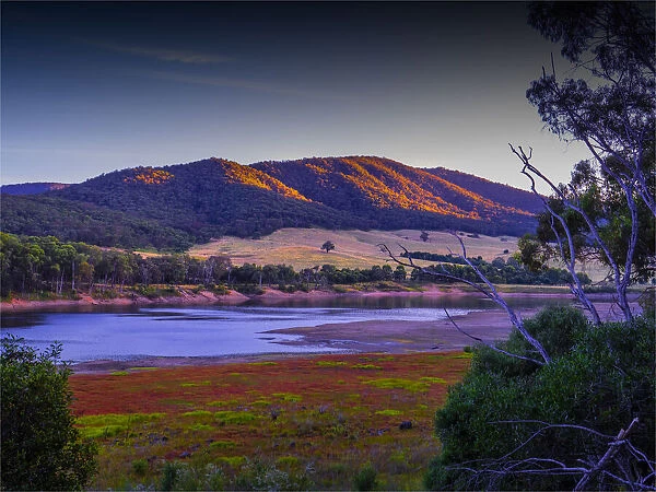 Dartmouth rural scene near the Mitta Mitta river, High Country, Victoria, Australia