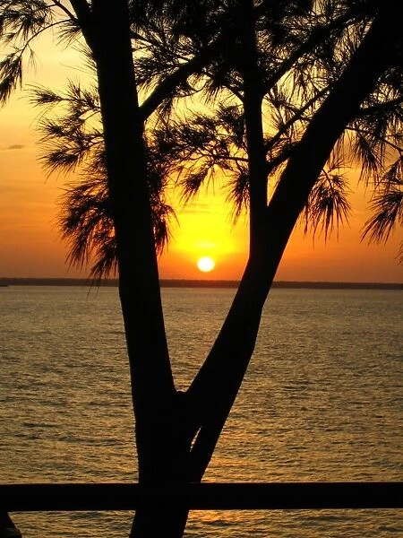 Darwin Sunset over the Ocean
