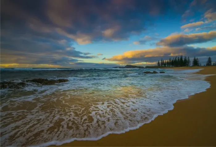 Framed Print : Dawn at Cemetery Bay, Norfolk Island, south pacific ocean Framed Print : Dawn at Cemetery Bay, Norfolk Island, south pacific ocean