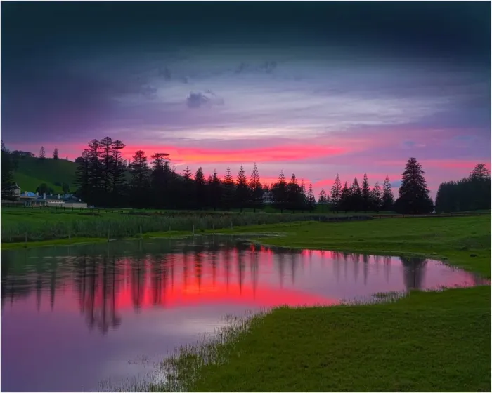 Framed Print : Dawn over Kingston Common Framed Print : Dawn over Kingston Common