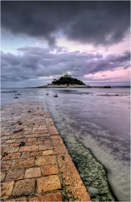 Framed Print : Dawn, St. Michaels Mount, Penzance, Cornwall, England Framed Print : Dawn, St. Michaels Mount, Penzance, Cornwall, England