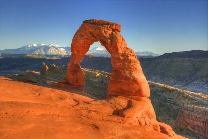 Framed Print : Delicate Arch, in the Arches National Park, Utah