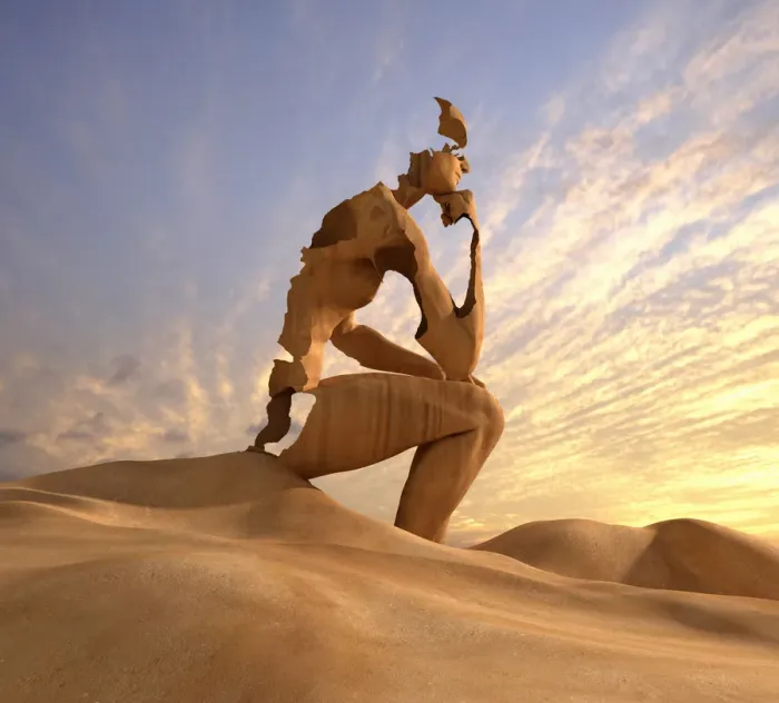 Framed Print : Delicate Sand Man