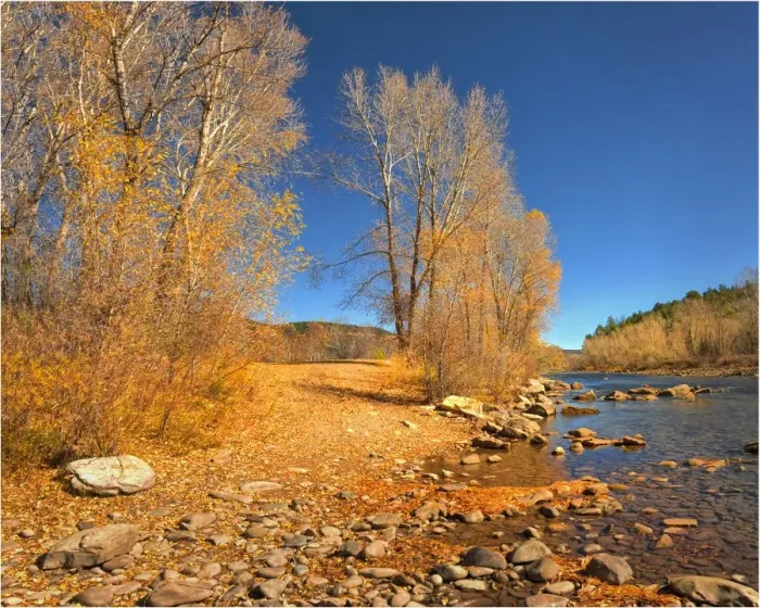 Framed Print : Delores river, Colorado, south western United States of America