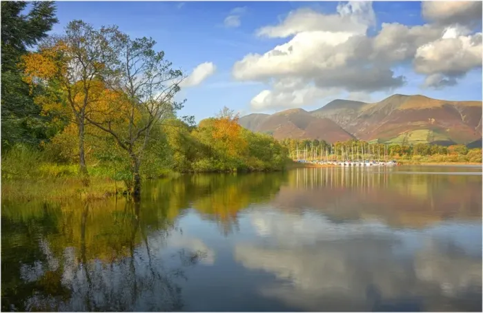 Framed Print : Derwent Water, Lakes district, Cumbria, England
