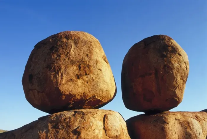 Framed Print : Devils Marbles