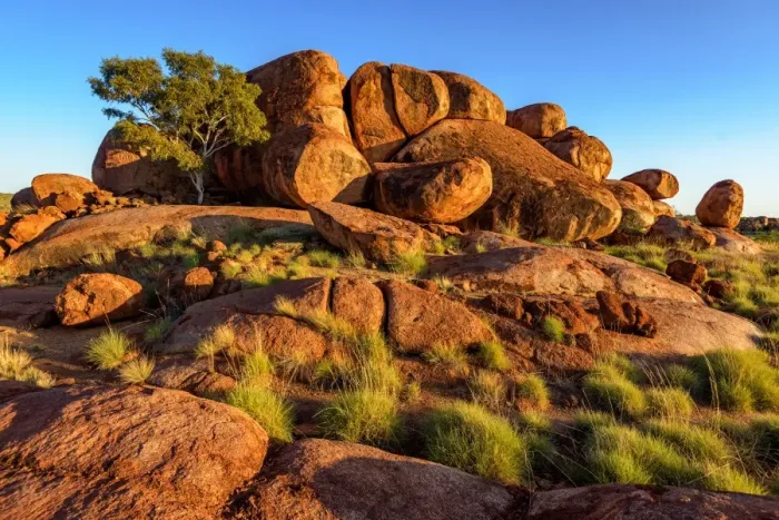 Framed Print : Devils Marbles Framed Print : Devils Marbles