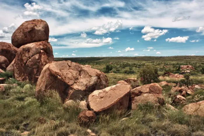 Framed Print : Devils Marbles Framed Print : Devils Marbles