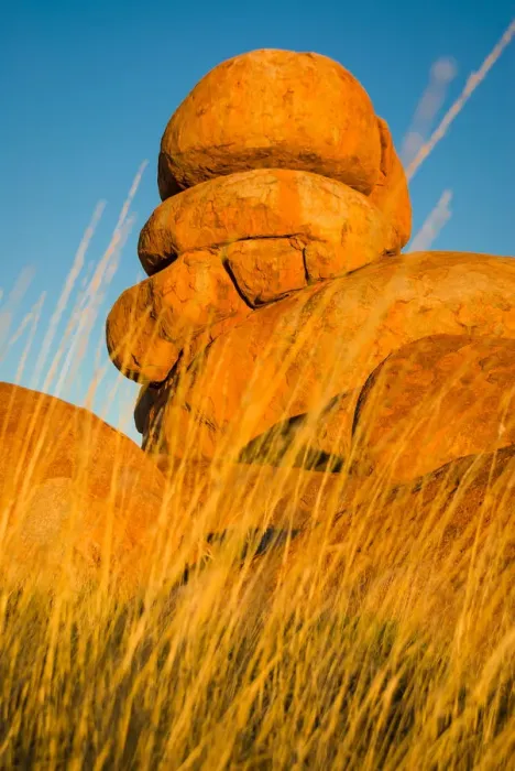 Framed Print : Devils Marbles in Australian outback Framed Print : Devils Marbles in Australian outback
