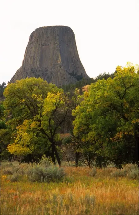 Framed Print : Devils monument Wyoming United States
