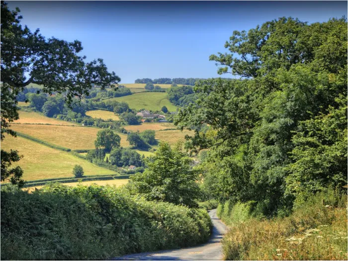 Framed Print : The Devon countryside, England