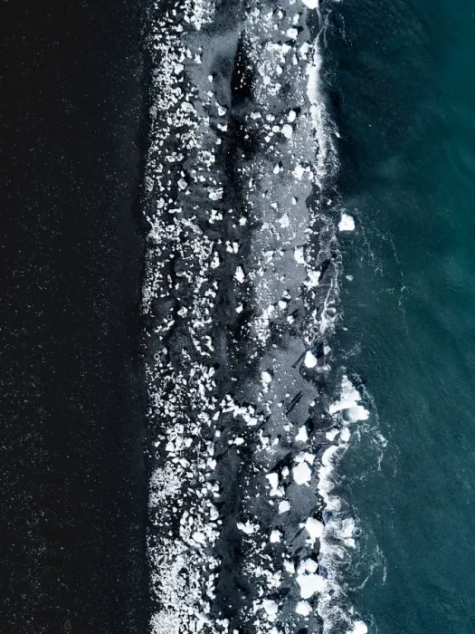 Framed Print : Diamond beach, Iceland