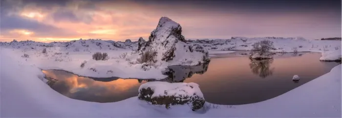 Framed Print : Dimmuborgir, Myvatin, Iceland