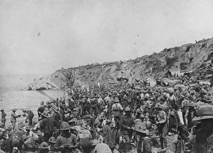 Framed Print : diry 15738 J116074904 CP 188A-8 photograph black & white Gallipoli Turkish Conflict