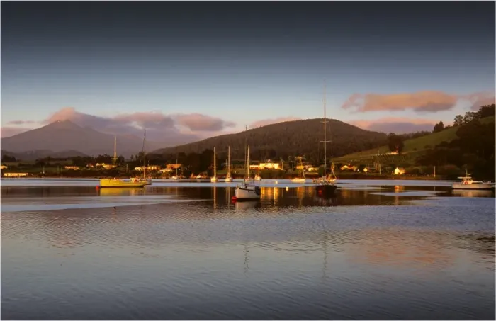 Framed Print : Dover, a small fishing village in the south of Tasmania Framed Print : Dover, a small fishing village in the south of Tasmania