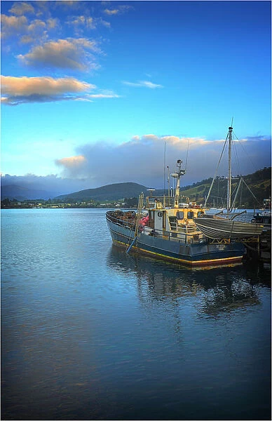 Dover, a small fishing village in the south of Tasmania