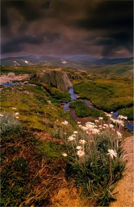 Framed Print : A dramatic view from Mount Kosciusko, New South Wales, Australia