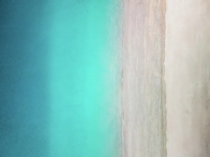 Framed Print : Drone image looking down on a remote beach in the Kimberley, Western Australia, Australia Framed Print : Drone image looking down on a remote beach in the Kimberley, Western Australia, Australia