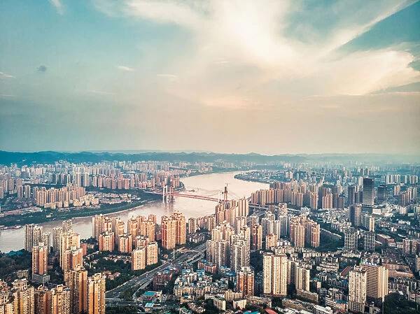 Drone Photo of Chongqing city, China