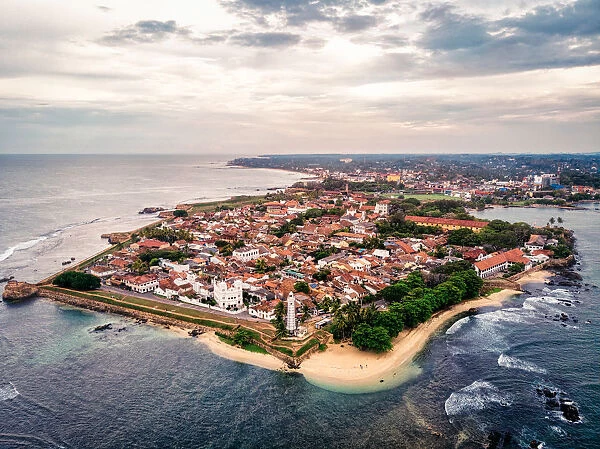 Drone photo of Galle city, Sri Lanka