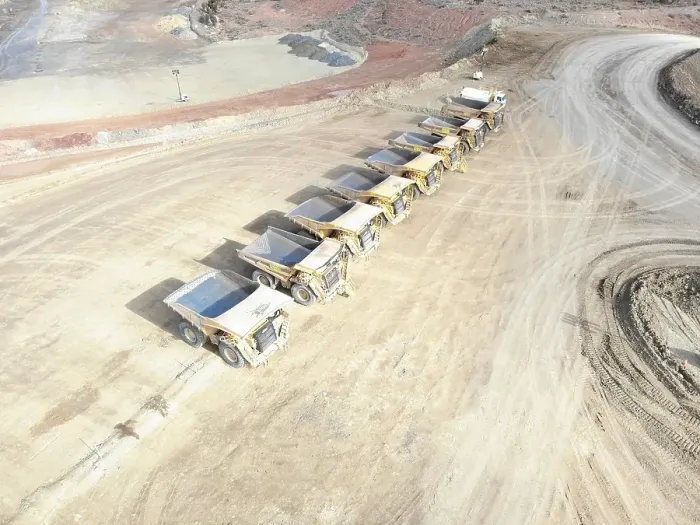 Framed Print : Dump Trucks Mining Framed Print : Dump Trucks Mining