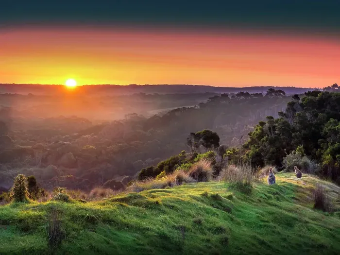 Framed Print : Dusk colours at Grassy, King Island, Bass Strait, Tasmania, Australia