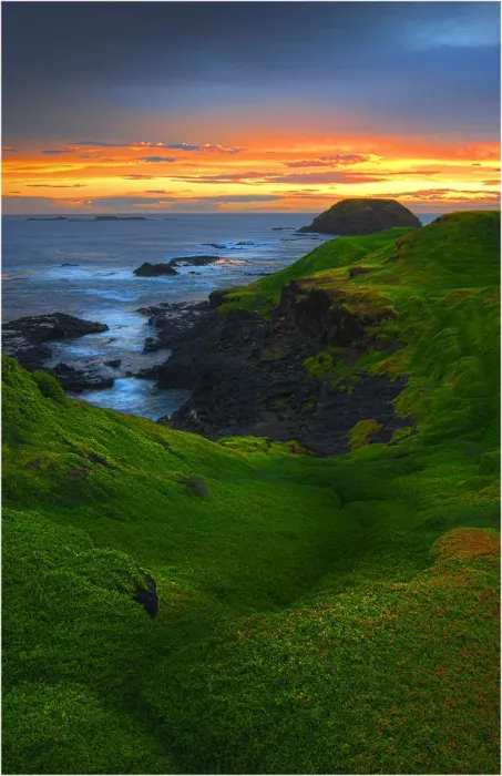 Framed Print : Dusk at the Nobbies, Phillip Island, Victoria, Australia Framed Print : Dusk at the Nobbies, Phillip Island, Victoria, Australia
