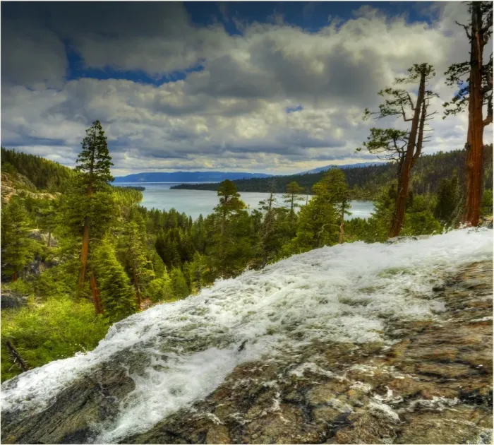 Framed Print : Eagle falls, Lake Tahoe, California