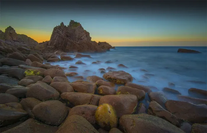 Framed Print : Early light along the coastline at the Pinnacles, on Phillip Island, Victoria Framed Print : Early light along the coastline at the Pinnacles, on Phillip Island, Victoria