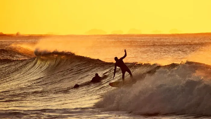 Framed Print : Early morning surfers Framed Print : Early morning surfers