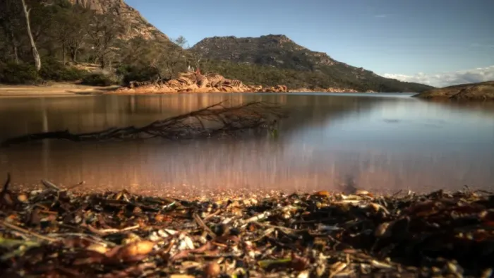 Framed Print : Eastern Tasmania picturesque Honeymoon Bay Framed Print : Eastern Tasmania picturesque Honeymoon Bay