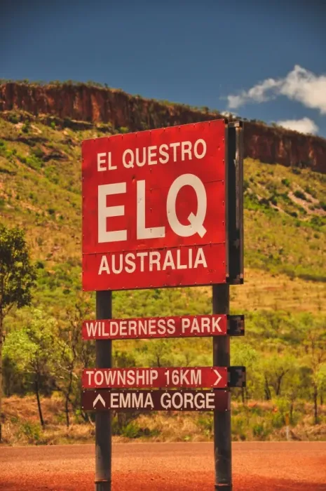 Framed Print : El Questro signpost