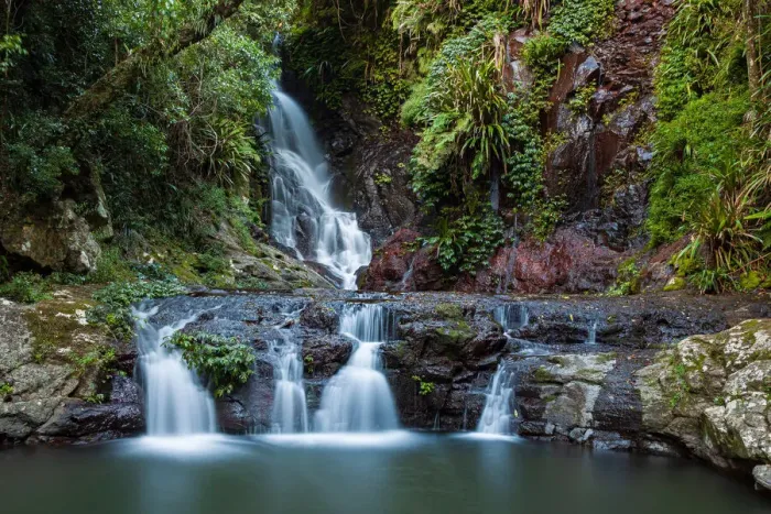 Framed Print : Elabana Falls - Rainforest Waterfall in Lamington National Park Australia Framed Print : Elabana Falls - Rainforest Waterfall in Lamington National Park Australia