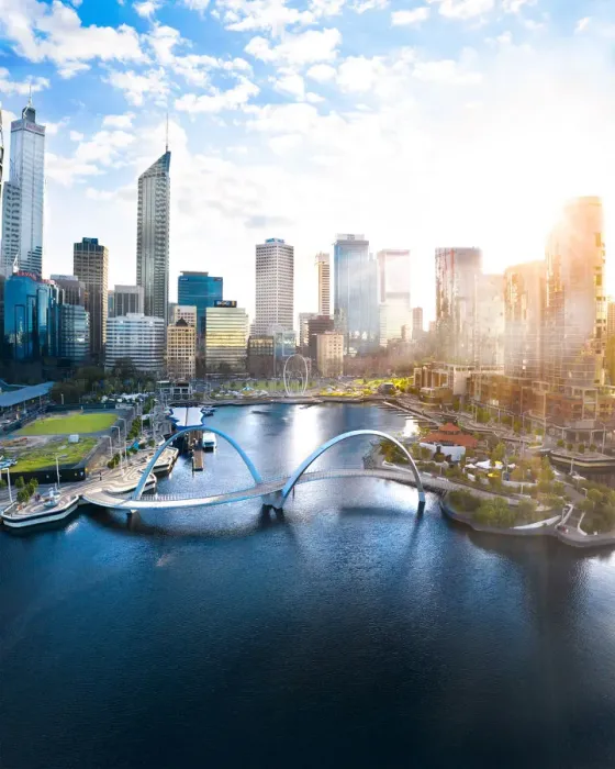 Framed Print : Elizabeth Quay Cityscape