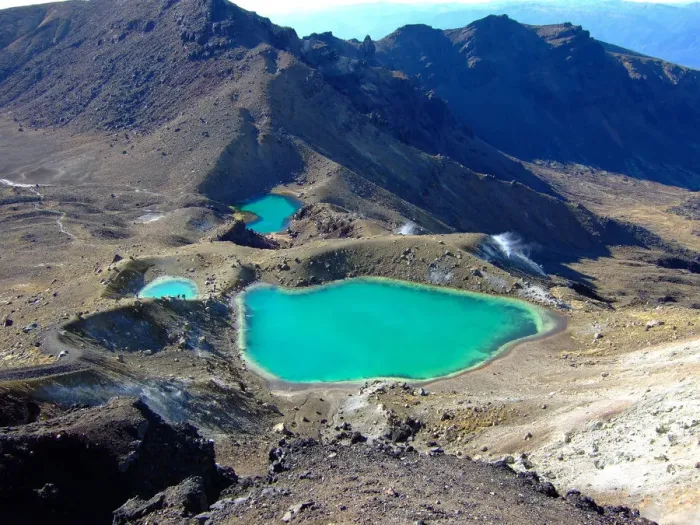 Framed Print : Emerald Lakes at Tongariro Crossing